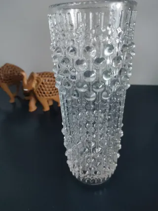 Vaso trasparente in vetro