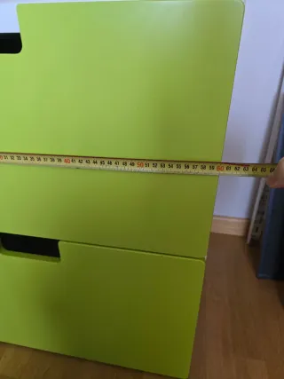 Mueble Cajones Småstad Ikea Verde Blanco