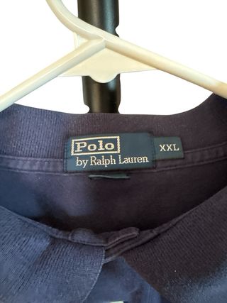Polo Ralph Lauren XXL Blu Logo Rosso
