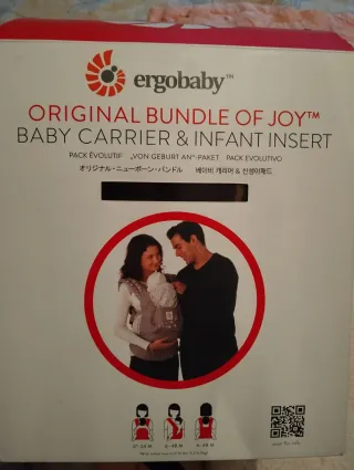 Mochila Portabebés Ergobaby Gris Estrellas