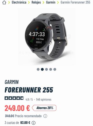 Garmin Forerunner 255 - Como nuevo