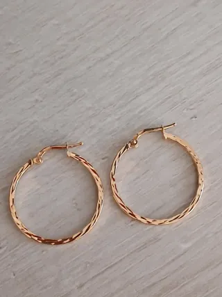 Orecchini Cerchio Oro Giallo 750