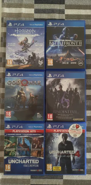 Consola PS4 500GB + 6Juegos