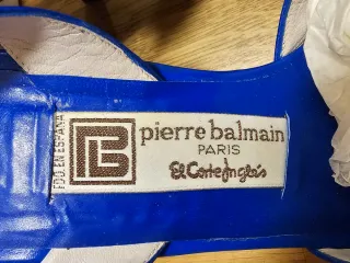 Zapatos Pierre Balmain París Azul Talla 37