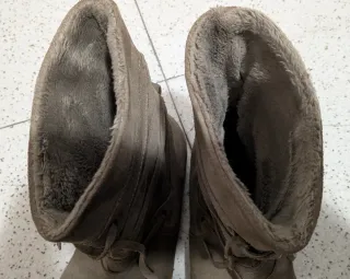 Botines ante marrón talla 37