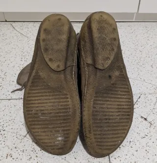 Botines ante marrón talla 37