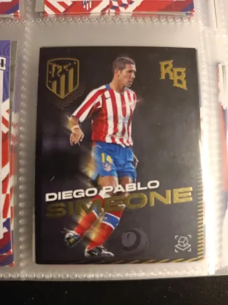 Atlético de Madrid album cromos sin pegar