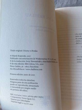 Peste en breslau (NOVELA POLICÍACA) (Spanish Ed...