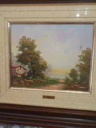 2 Quadri a Olio su Tela Firmati Roca