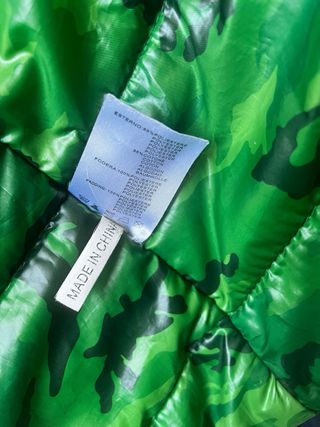 Parka Corleone Hombre Talla L Azul/Verde