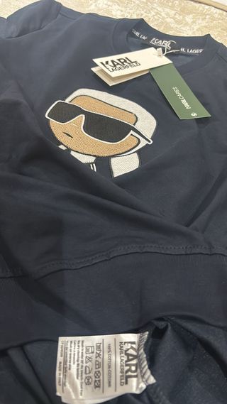 Sudadera Karl Lagerfeld Negra