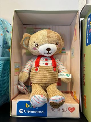 Peluche Clementoni Bebé Gato Naranja