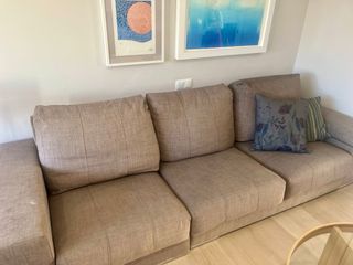 Sofá grande 3 plazas con asientos deslizantes