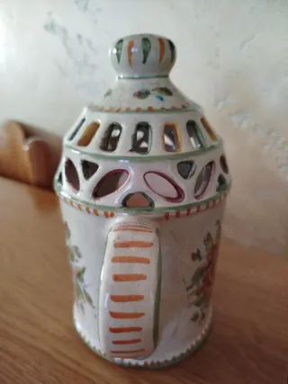 Porta candela ceramica artigianale