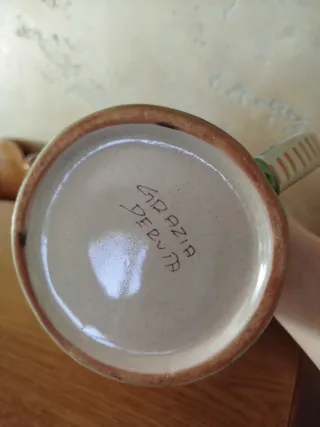 Porta candela ceramica artigianale