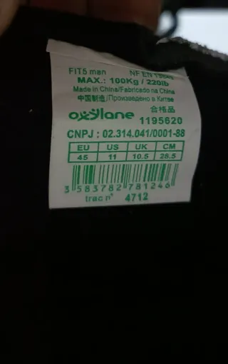 Patines en línea Oxelo Fit 5 Talla 45