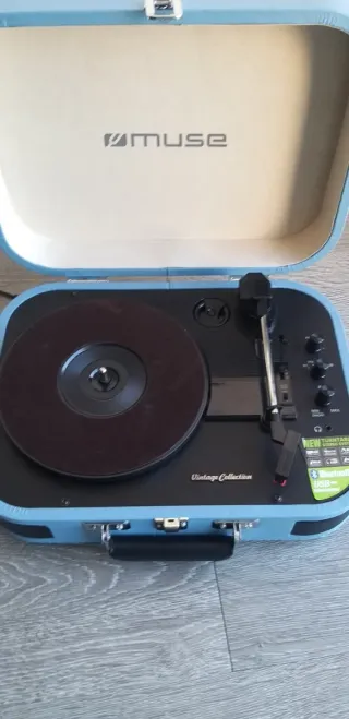 Giradischi Muse Collezione Vintage Blu