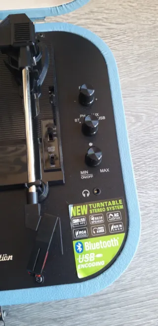 Giradischi Muse Collezione Vintage Blu