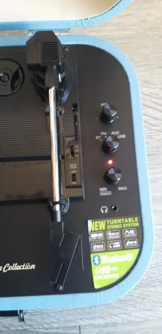 Giradischi Muse Collezione Vintage Blu