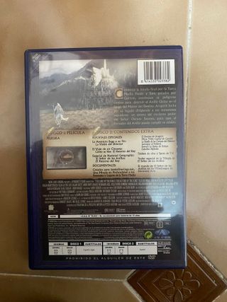 DVD El Señor de los Anillos: El Retorno del Rey