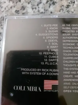 CD System Of A Down - Hard Rock