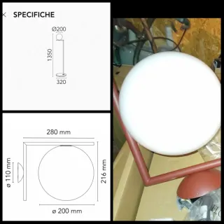 Flos IC Lampada da terra + applique