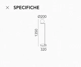 Flos IC Lampada da terra + applique