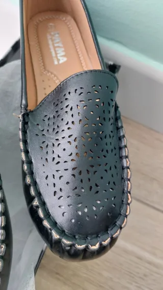 Mocasines PAYMA negros mujer