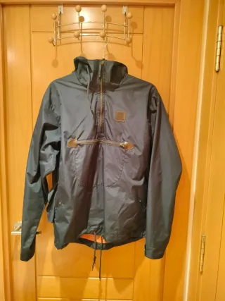 Chaqueta Anorak Turbokolor Azul Naranja Talla M