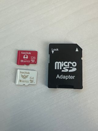 Tarjetas MicroSD SanDisk Nintendo Switch 128 y 64