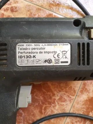 Taladro Eléctrico ID13Q-K
