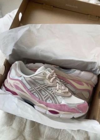 ASICS Scarpe Donna Rosa Bianco