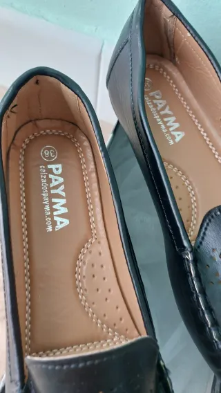 Mocasines PAYMA negros talla 39