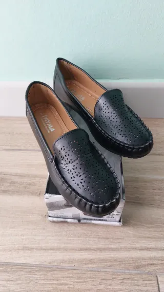 Mocasines PAYMA negros talla 39