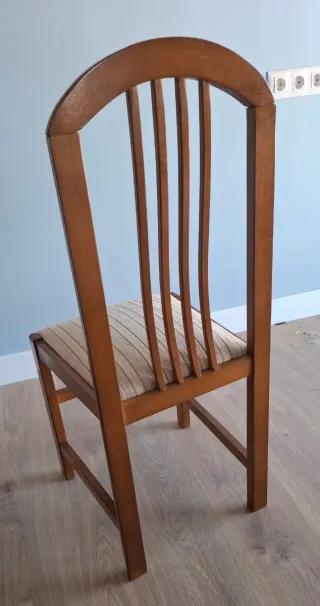 Mesa de comedor extensible de madera