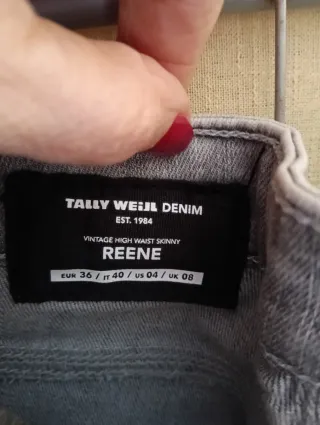 Jeans Tally Weijl donna taglia 40 grigi