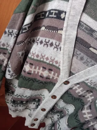 Cardigan jacquard - Vintage