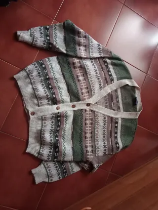 Cardigan jacquard - Vintage