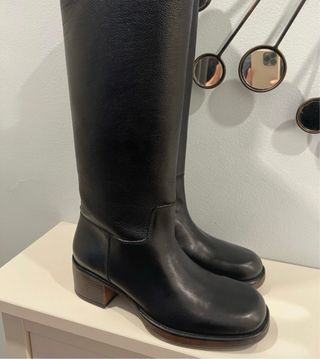 Botas altas piel