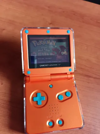 Game Boy Advance SP Rojo Fuego
