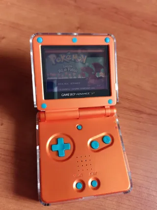 Game Boy Advance SP Rojo Fuego