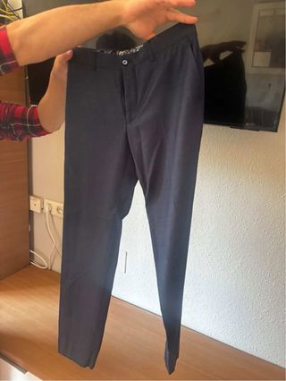 Traje de chaqueta azul marino