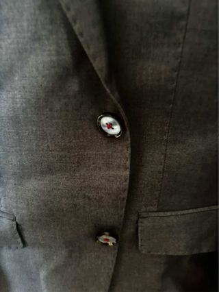 Traje de chaqueta azul marino