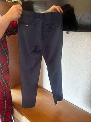 Traje de chaqueta azul marino