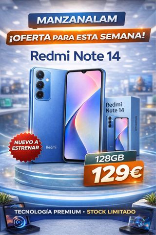 Redmi Note 14 128GB Azul