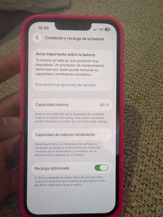 iPhone 13 Rosa con Funda Rosa Magnética