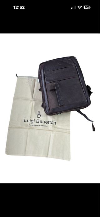 Zaino Vera Pelle Luigi Benetton Testa di Moro