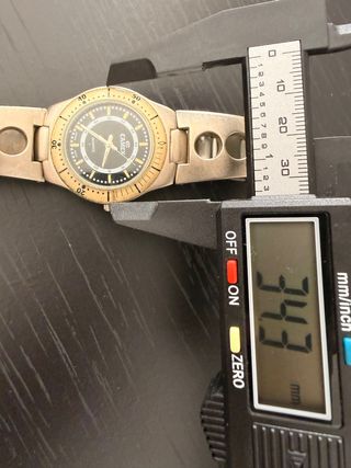 Reloj CAMEX Cuarzo Plata y Negro