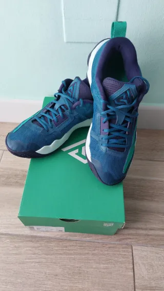 Zapatillas Baloncesto Azul/Verde