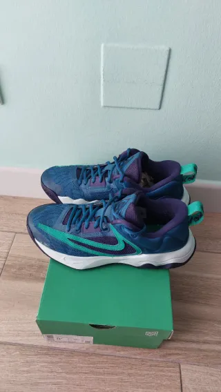 Zapatillas Baloncesto Azul/Verde